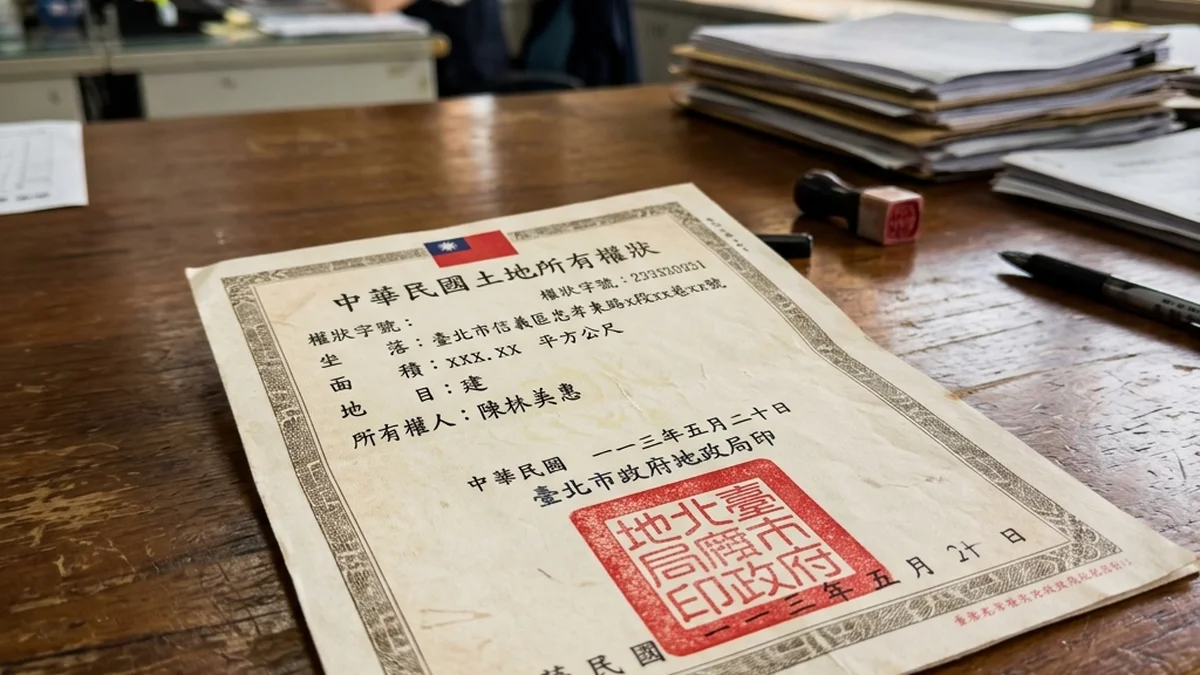 購屋者前往地政事務所申辦預告登記,這是比聯名登記更能實質防止房屋被私下變賣的法律防禦手段。