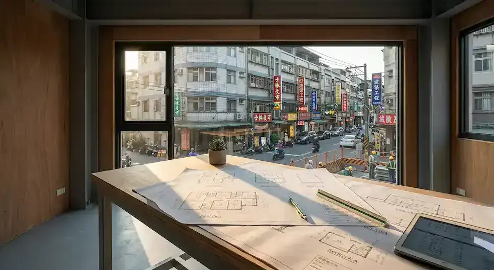 建商建案銷售中心與餘屋庫存圖紙