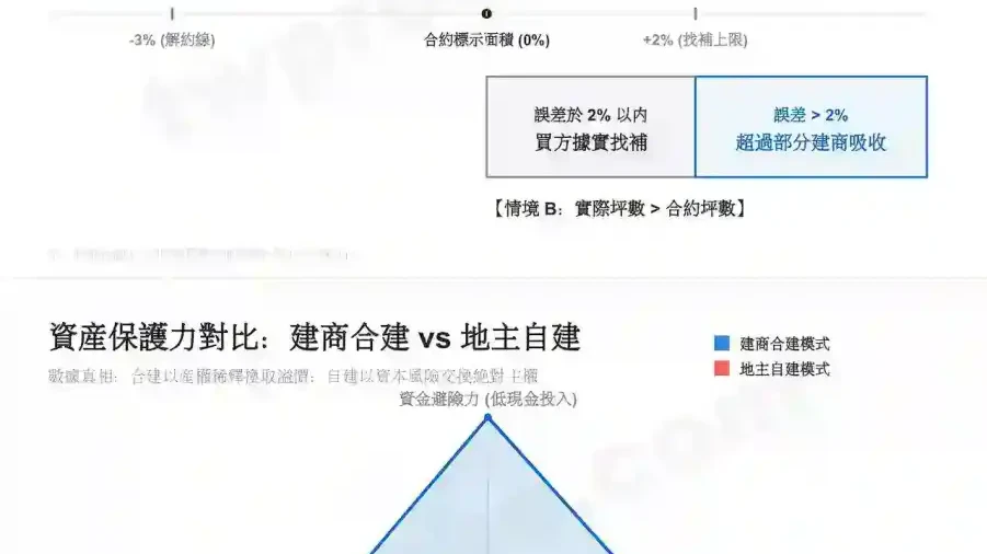 合建與自建資本折算比較