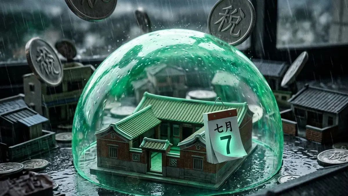 囤房稅 2.0 單一自住稅率優惠與戶籍登記免稅資格