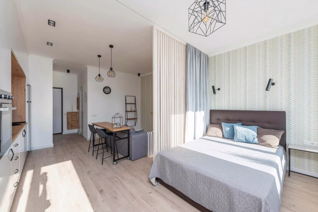 Modern Studio Apartment Interior (現代套房內裝)