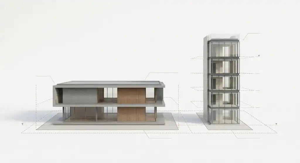建蔽率與容積率空間量體模型