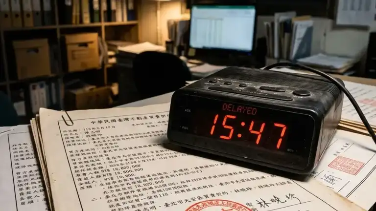 破解實價登錄的時間差陷阱：圖解預售屋價格滯後與建商技術性延報真相