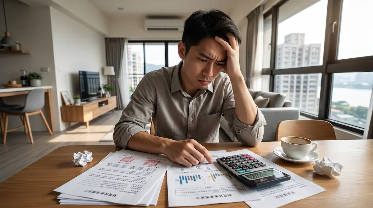 台灣首購族面臨房貸審核與銀行鑑價落差的真實情境。