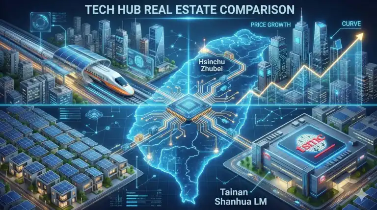 2026 竹北 vs 台南善化：竹科南科工程師買房終極對決！房價潛力、通勤與生活機能總評比